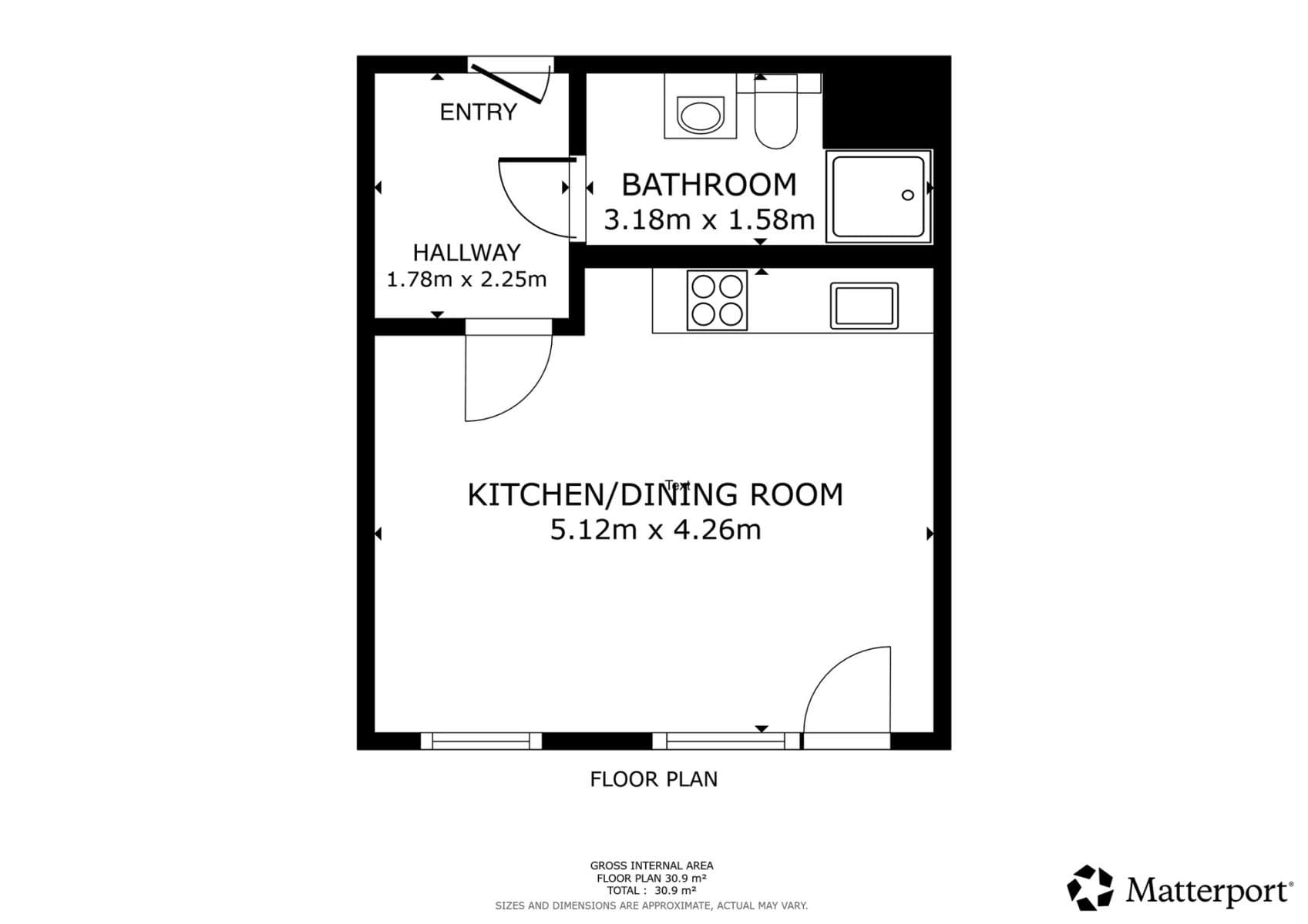 Studio flat to rent, 31 m², Fabiánové, Prague, Prague Studio flat to rent, 31 m², Fabiánové, Prague, Prague
