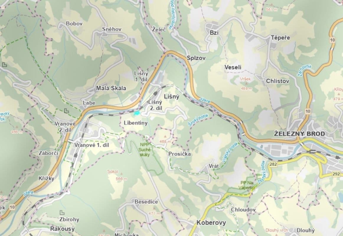 plot for sale, 5,654 m², Líšný, Liberecký Region plot for sale, 5,654 m², Líšný, Liberecký Region