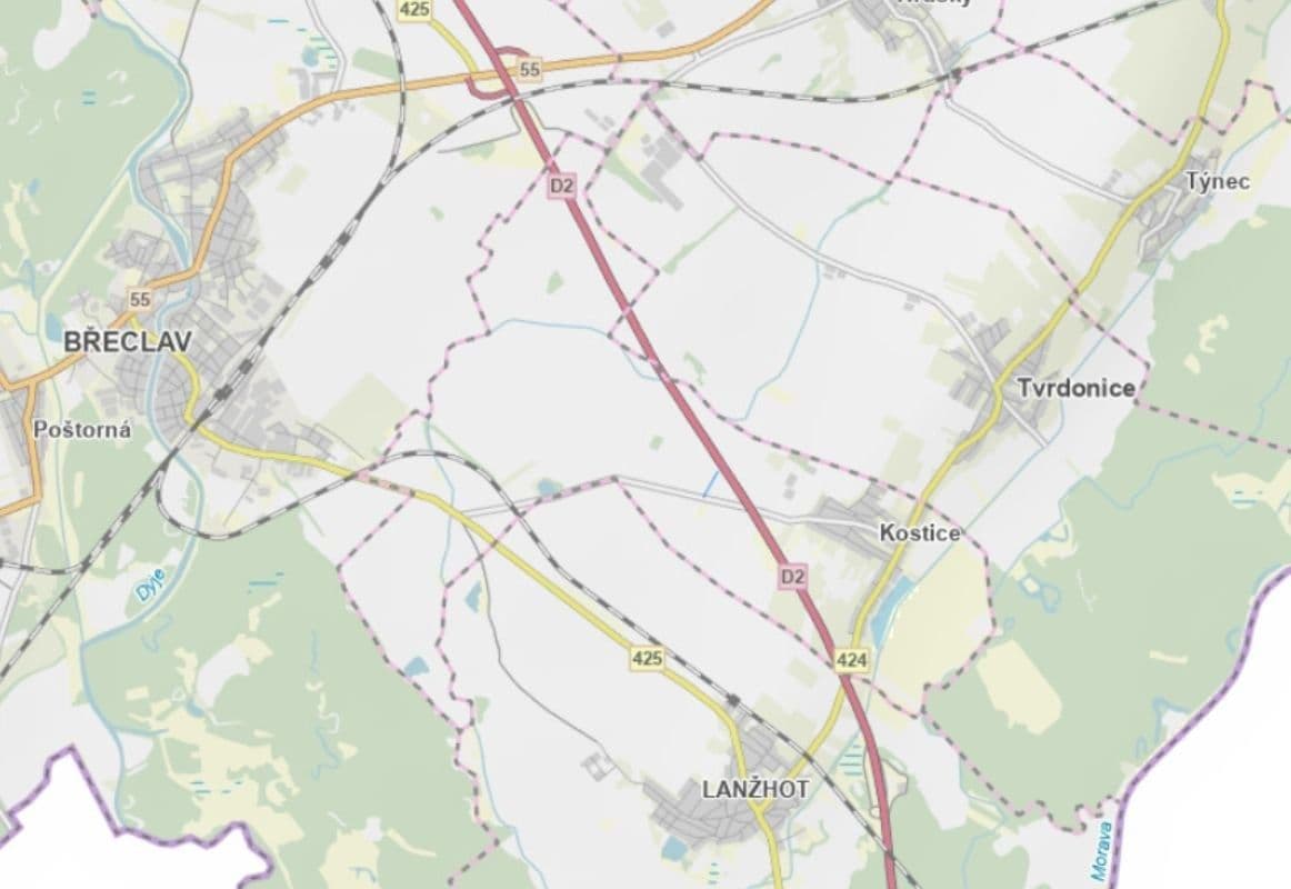 plot for sale, 2,724 m², Kostice, Jihomoravský Region plot for sale, 2,724 m², Kostice, Jihomoravský Region