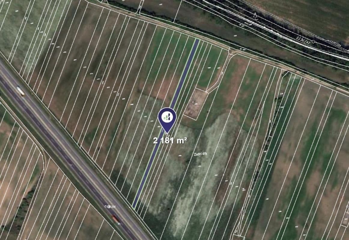 plot for sale, 2,181 m², Kostice, Jihomoravský Region plot for sale, 2,181 m², Kostice, Jihomoravský Region