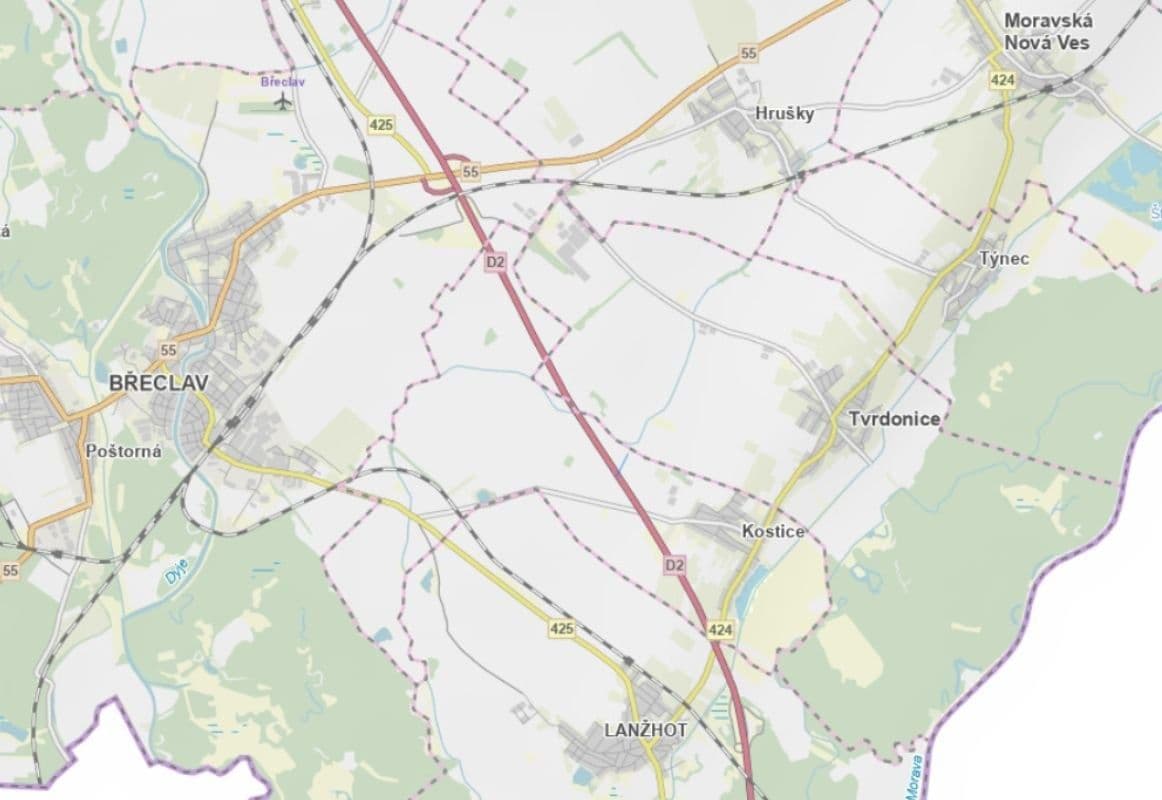 plot for sale, 2,181 m², Kostice, Jihomoravský Region plot for sale, 2,181 m², Kostice, Jihomoravský Region