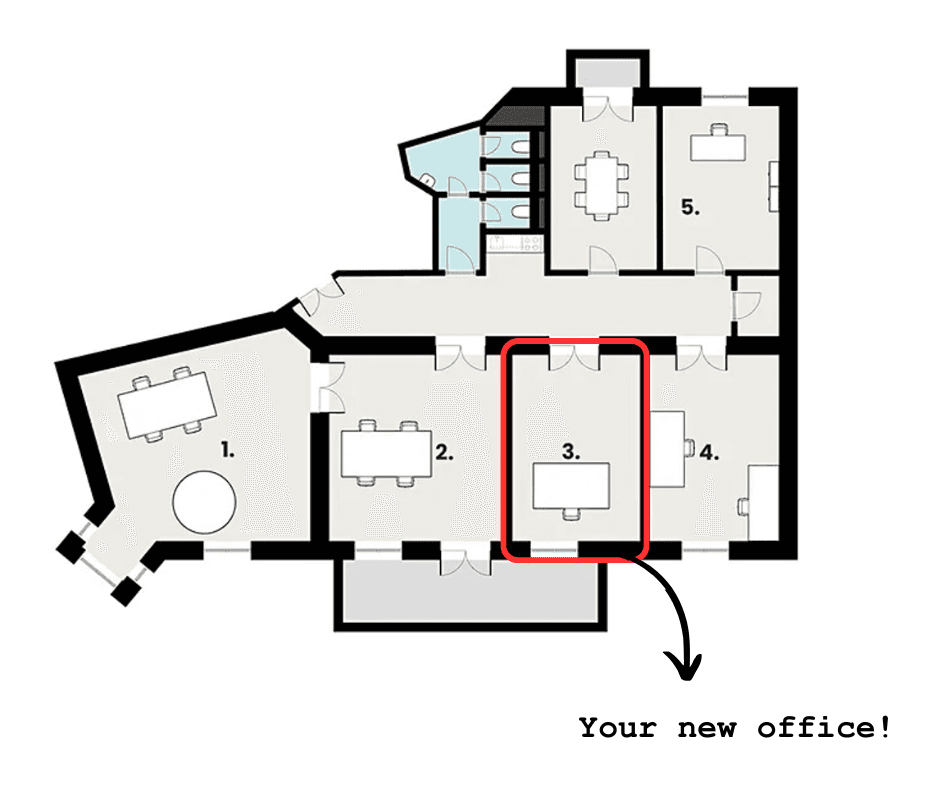 office to rent, 23 m², Letenské náměstí, Prague, Prague office to rent, 23 m², Letenské náměstí, Prague, Prague