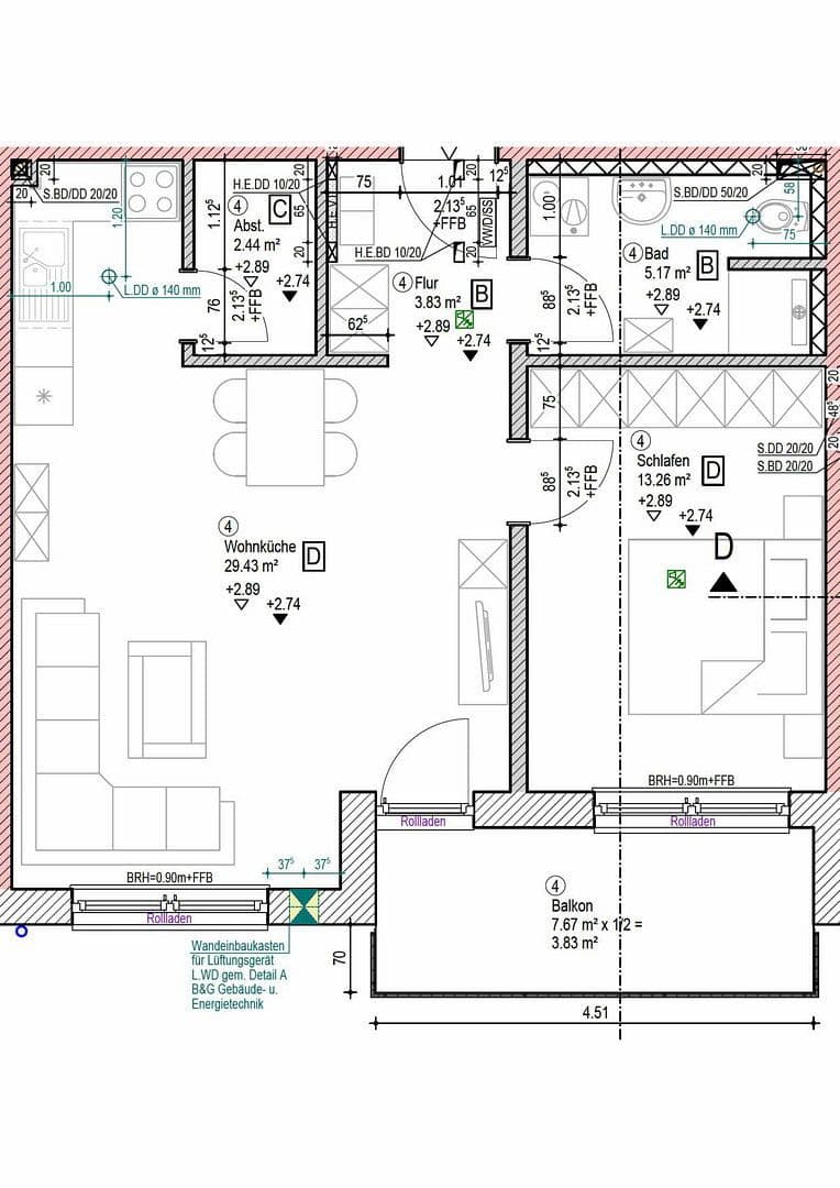 2 bedroom flat to rent, 58 m², Ergoldsbach, Bavaria 2 bedroom flat to rent, 58 m², Ergoldsbach, Bavaria