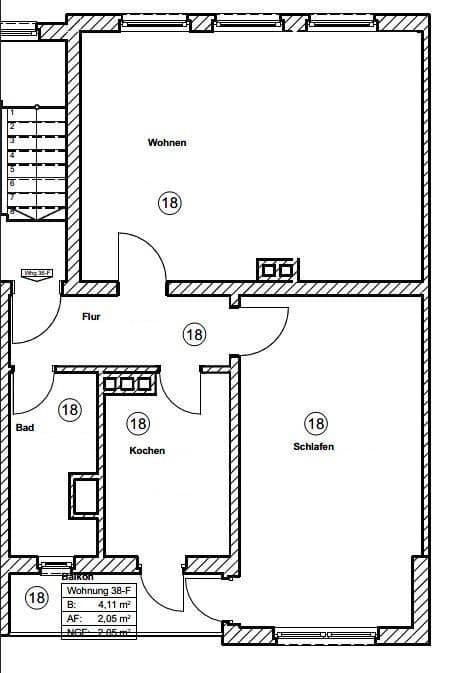 2 bedroom flat to rent, 65 m², Okenstraße 38, Nürnberg, Bavaria 2 bedroom flat to rent, 65 m², Okenstraße 38, Nürnberg, Bavaria