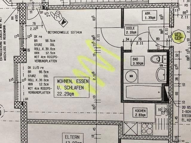 1 bedroom flat to rent, 34 m², Dudenhöfer Straße 8c, Speyer, Rhineland-Palatinate 1 bedroom flat to rent, 34 m², Dudenhöfer Straße 8c, Speyer, Rhineland-Palatinate