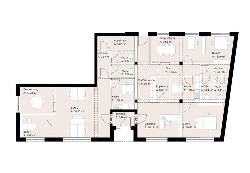 office to rent, 185 m², Hollager Straße 142, Wallenhorst, Lower Saxony office to rent, 185 m², Hollager Straße 142, Wallenhorst, Lower Saxony