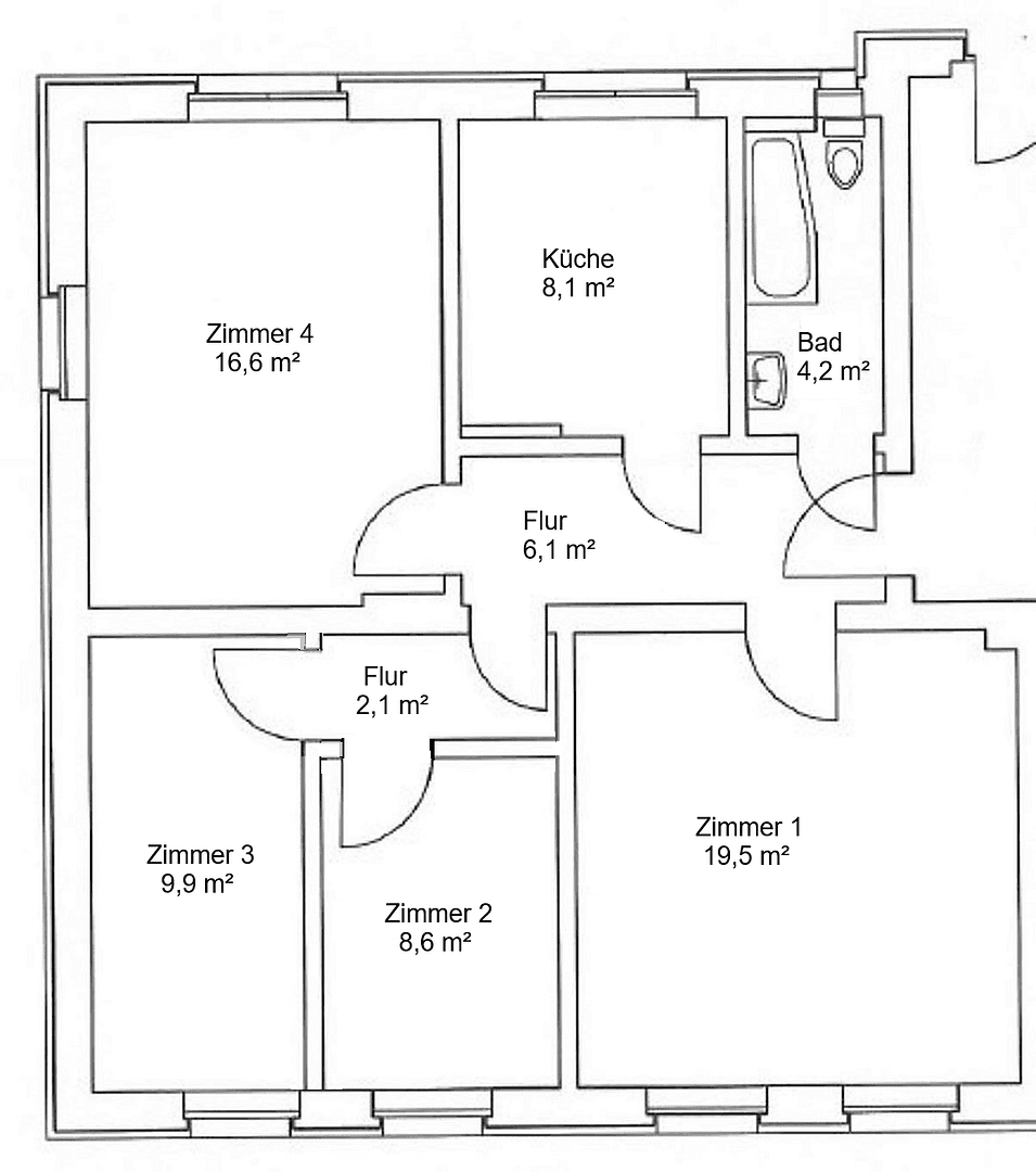 4 bedroom flat to rent, 76 m², Ernst-Thälmann-Straße 50, Sandersdorf-Brehna, Saxony-Anhalt 4 bedroom flat to rent, 76 m², Ernst-Thälmann-Straße 50, Sandersdorf-Brehna, Saxony-Anhalt