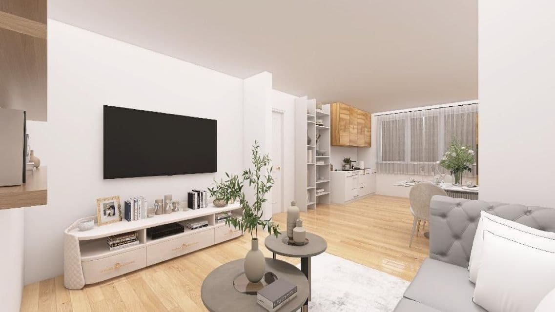1 bedroom with open-plan kitchen flat to rent, 55 m², Ruská, Prague, Prague 1 bedroom with open-plan kitchen flat to rent, 55 m², Ruská, Prague, Prague
