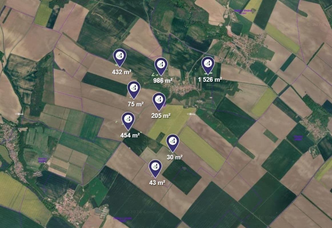 plot for sale, 1,918 m², Morašice, Jihomoravský Region plot for sale, 1,918 m², Morašice, Jihomoravský Region
