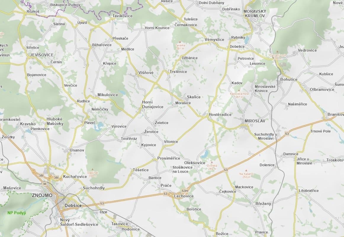 plot for sale, 1,918 m², Morašice, Jihomoravský Region plot for sale, 1,918 m², Morašice, Jihomoravský Region
