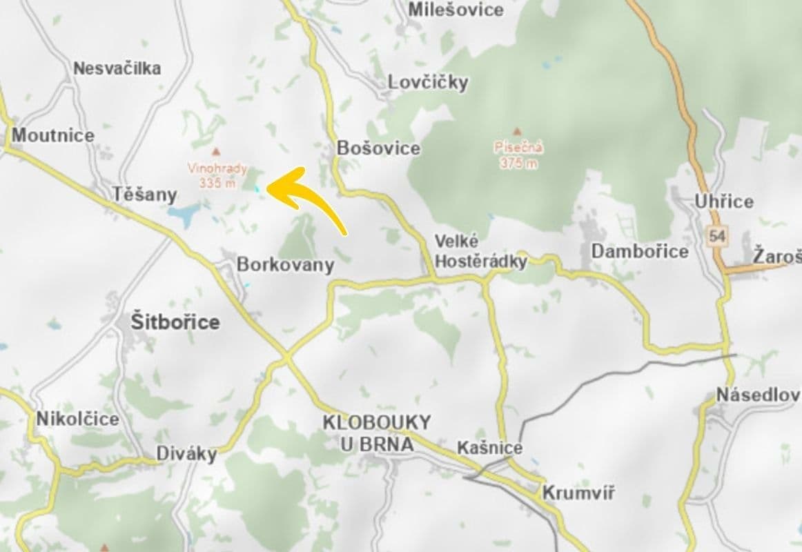 plot for sale, 1,184 m², Borkovany, Jihomoravský Region plot for sale, 1,184 m², Borkovany, Jihomoravský Region