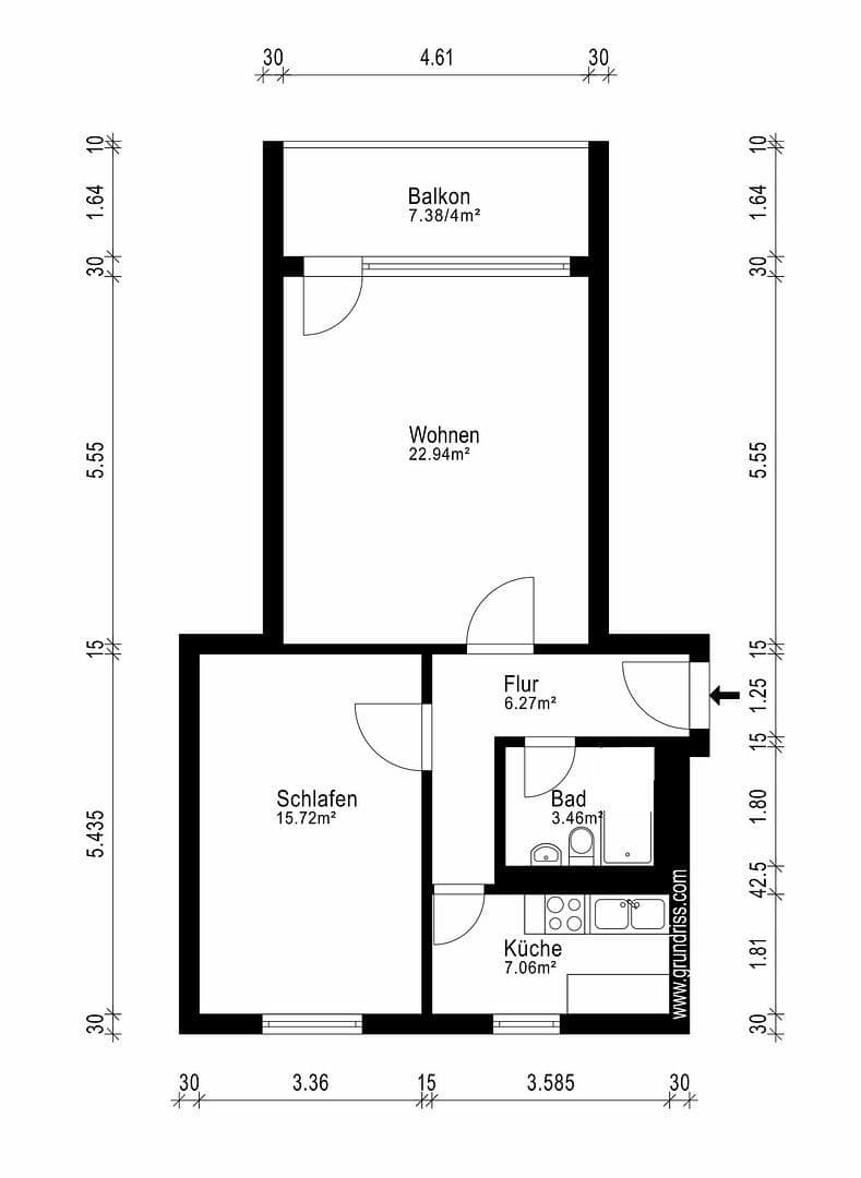2 bedroom flat to rent, 60 m², Am Alpengarten, Lindau (Bodensee), Bavaria 2 bedroom flat to rent, 60 m², Am Alpengarten, Lindau (Bodensee), Bavaria