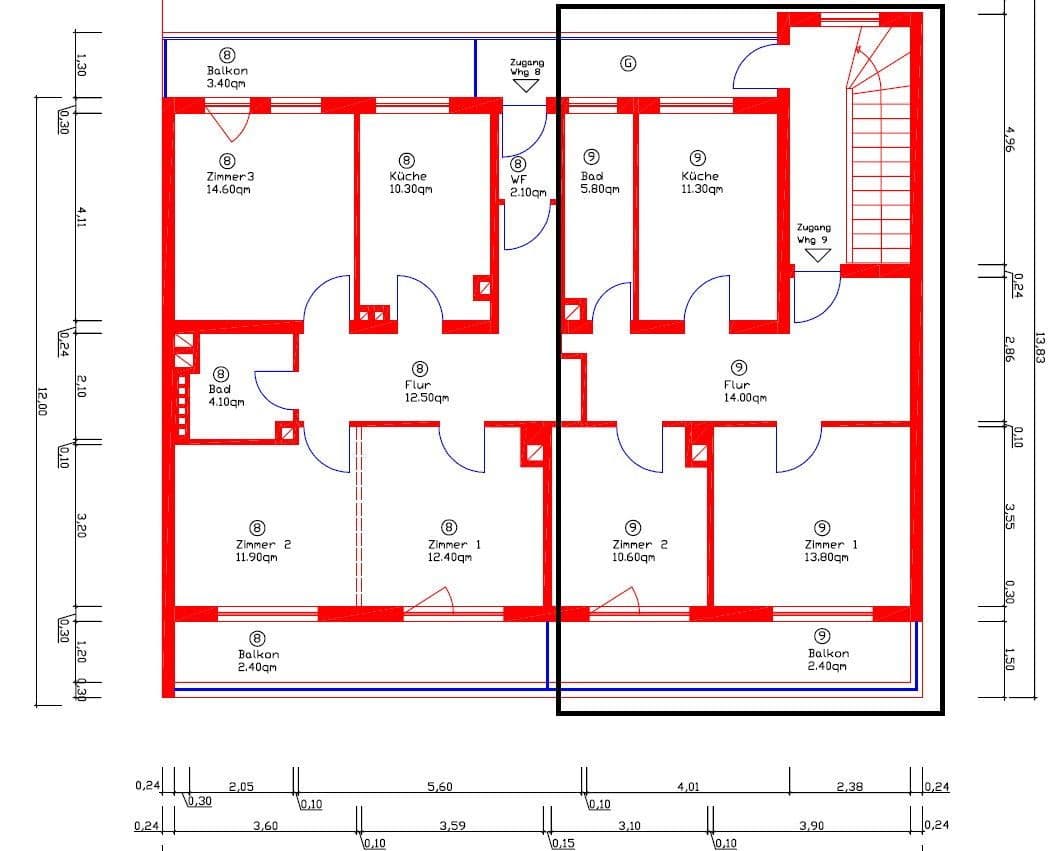2 bedroom flat to rent, 61 m², Kaiser-Wilhelm-Strasse 19, Ludwigshafen, Rhineland-Palatinate 2 bedroom flat to rent, 61 m², Kaiser-Wilhelm-Strasse 19, Ludwigshafen, Rhineland-Palatinate
