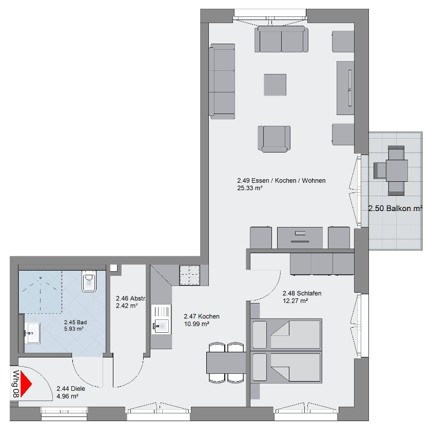 2 bedroom flat for sale, 68 m², Stemwarder Str. 24, Hamburg, Hamburg 2 bedroom flat for sale, 68 m², Stemwarder Str. 24, Hamburg, Hamburg