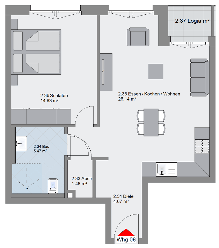 2 bedroom flat for sale, 57 m², Stemwarder Str. 24, Hamburg, Hamburg 2 bedroom flat for sale, 57 m², Stemwarder Str. 24, Hamburg, Hamburg