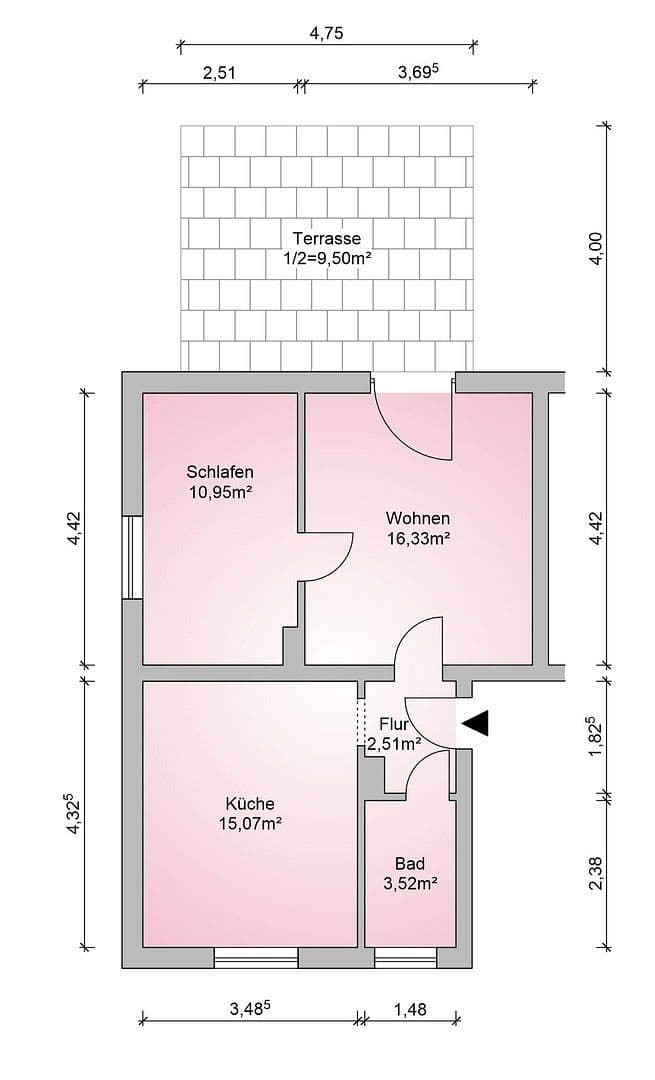 2 bedroom flat for sale, 58 m², Berliner Straße 16, Schwarzenbek, Schleswig-Holstein 2 bedroom flat for sale, 58 m², Berliner Straße 16, Schwarzenbek, Schleswig-Holstein