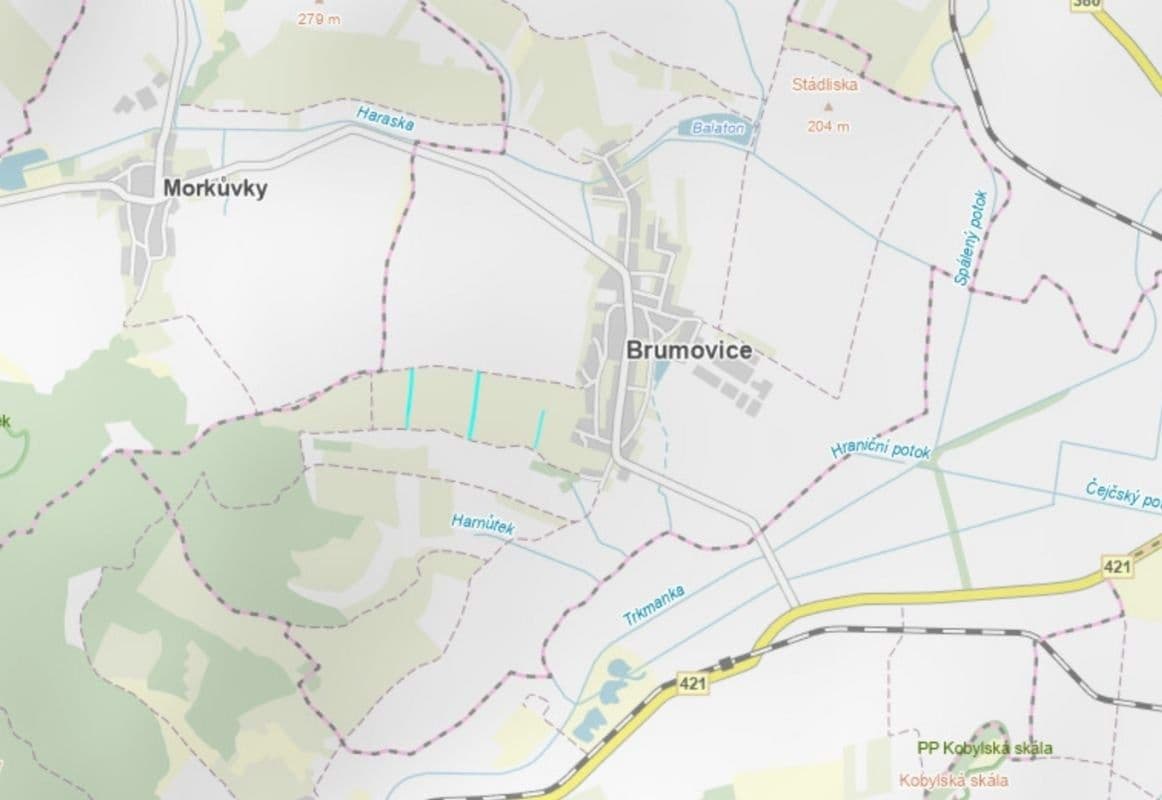 plot for sale, 9,015 m², Brumovice, Jihomoravský Region plot for sale, 9,015 m², Brumovice, Jihomoravský Region