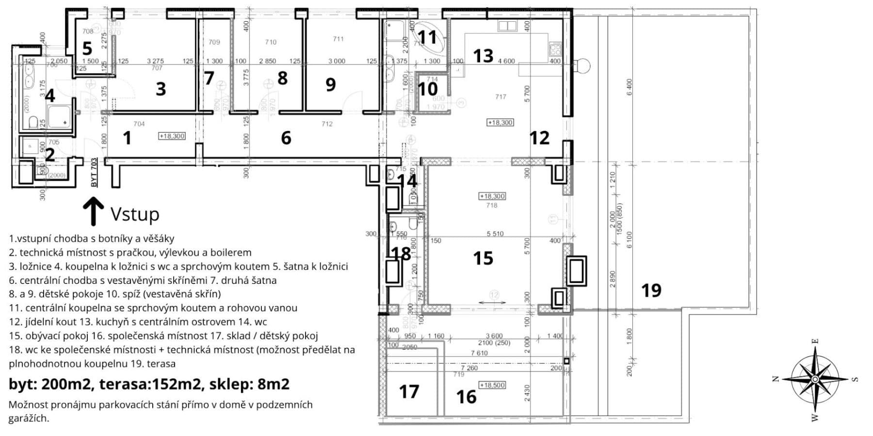 5 bedroom with open-plan kitchen flat for sale, 200 m², Nerudova, Tábor, Jihočeský Region 5 bedroom with open-plan kitchen flat for sale, 200 m², Nerudova, Tábor, Jihočeský Region