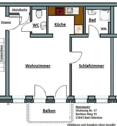 2 bedroom flat to rent, 47 m², Berliner Ring 15, Bad Oldesloe, Schleswig-Holstein 2 bedroom flat to rent, 47 m², Berliner Ring 15, Bad Oldesloe, Schleswig-Holstein