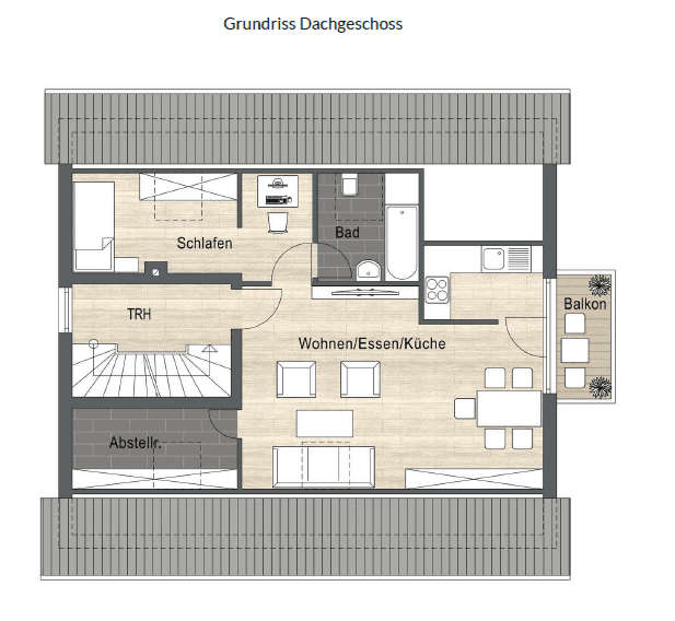 Studio flat to rent, 43 m², Gau-Algesheim, Rhineland-Palatinate Studio flat to rent, 43 m², Gau-Algesheim, Rhineland-Palatinate