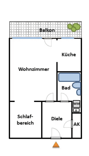 1 bedroom flat to rent, 44 m², Hubertusweg 13, Neuss, North Rhine-Westphalia 1 bedroom flat to rent, 44 m², Hubertusweg 13, Neuss, North Rhine-Westphalia