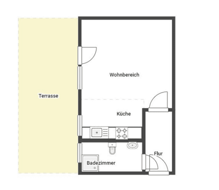 1 bedroom flat to rent, 30 m², Mainstraße 47, Stuttgart, Baden-Württemberg 1 bedroom flat to rent, 30 m², Mainstraße 47, Stuttgart, Baden-Württemberg