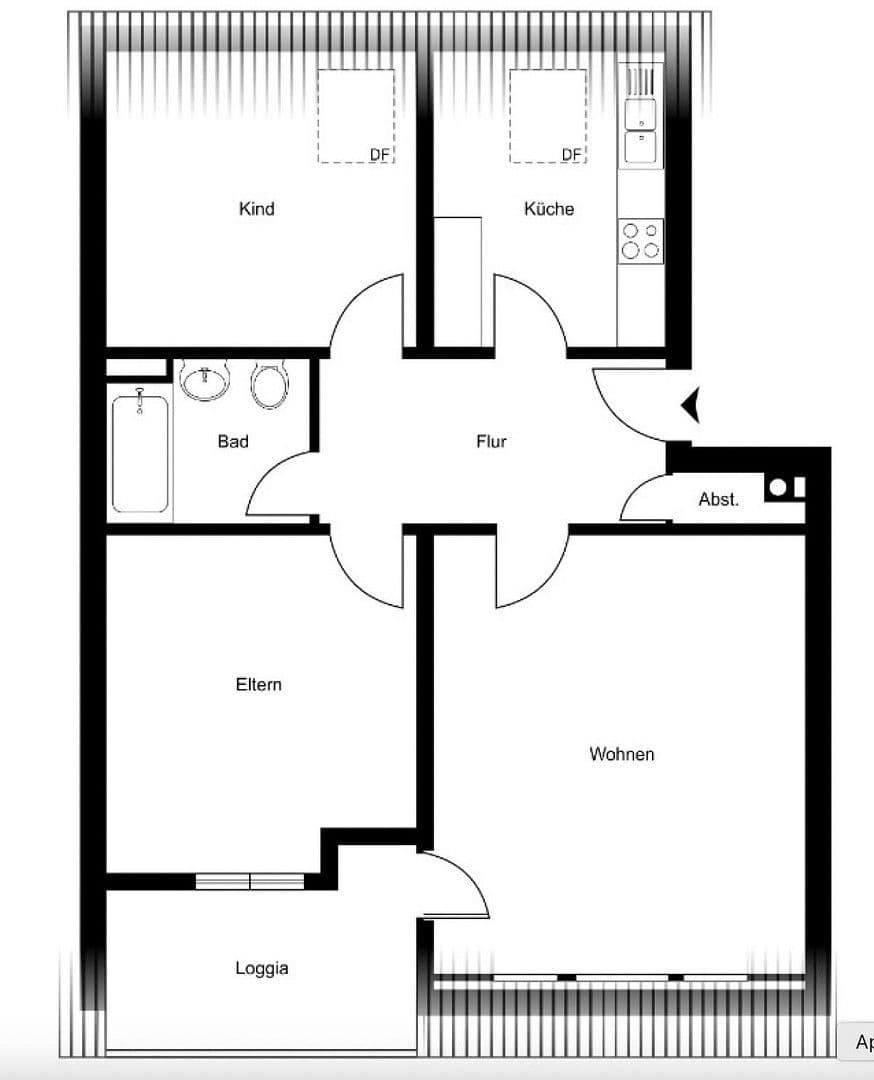 3 bedroom flat to rent, 69 m², Peine, Lower Saxony 3 bedroom flat to rent, 69 m², Peine, Lower Saxony