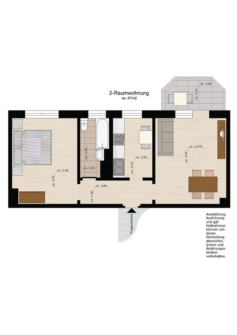 2 bedroom flat to rent, 47 m², Amalienstraße 132, Dessau-Roßlau, Saxony-Anhalt 2 bedroom flat to rent, 47 m², Amalienstraße 132, Dessau-Roßlau, Saxony-Anhalt