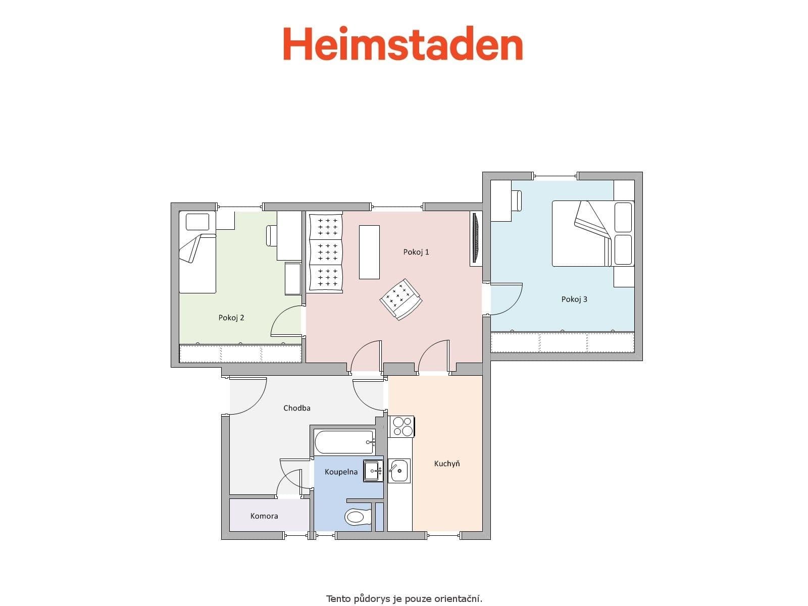 3 bedroom flat to rent, 70 m², Jarošova, Havířov, Moravskoslezský Region 3 bedroom flat to rent, 70 m², Jarošova, Havířov, Moravskoslezský Region