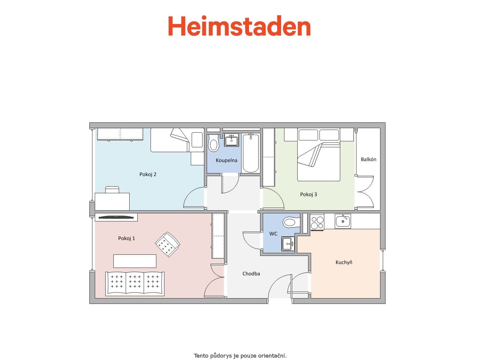 3 bedroom flat to rent, 73 m², Československé armády, Frýdek-Místek, Moravskoslezský Region 3 bedroom flat to rent, 73 m², Československé armády, Frýdek-Místek, Moravskoslezský Region
