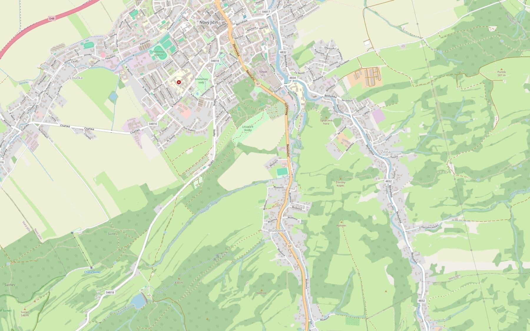 plot for sale, 4,584 m², Nový Jičín, Moravskoslezský Region plot for sale, 4,584 m², Nový Jičín, Moravskoslezský Region