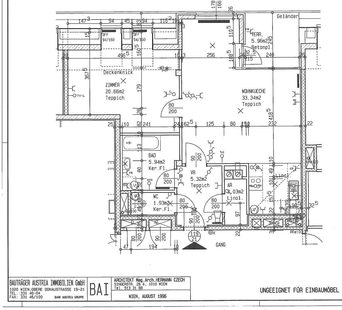 2 bedroom flat to rent, 69 m², Wien, Vienna 2 bedroom flat to rent, 69 m², Wien, Vienna