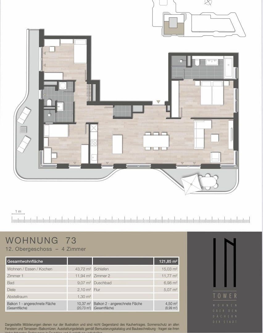 4 bedroom flat for sale, 122 m², Ingolstadt, Bavaria 4 bedroom flat for sale, 122 m², Ingolstadt, Bavaria