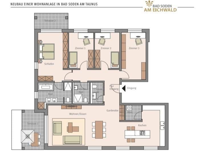 5 bedroom flat to rent, 173 m², Kronberger Strasse, Bad Soden am Taunus, Hesse 5 bedroom flat to rent, 173 m², Kronberger Strasse, Bad Soden am Taunus, Hesse