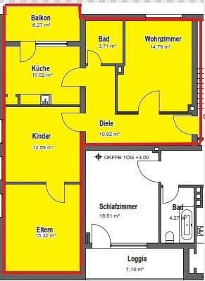 3 bedroom flat to rent, 71 m², Essener Straße 45A, Bochum, North Rhine-Westphalia 3 bedroom flat to rent, 71 m², Essener Straße 45A, Bochum, North Rhine-Westphalia