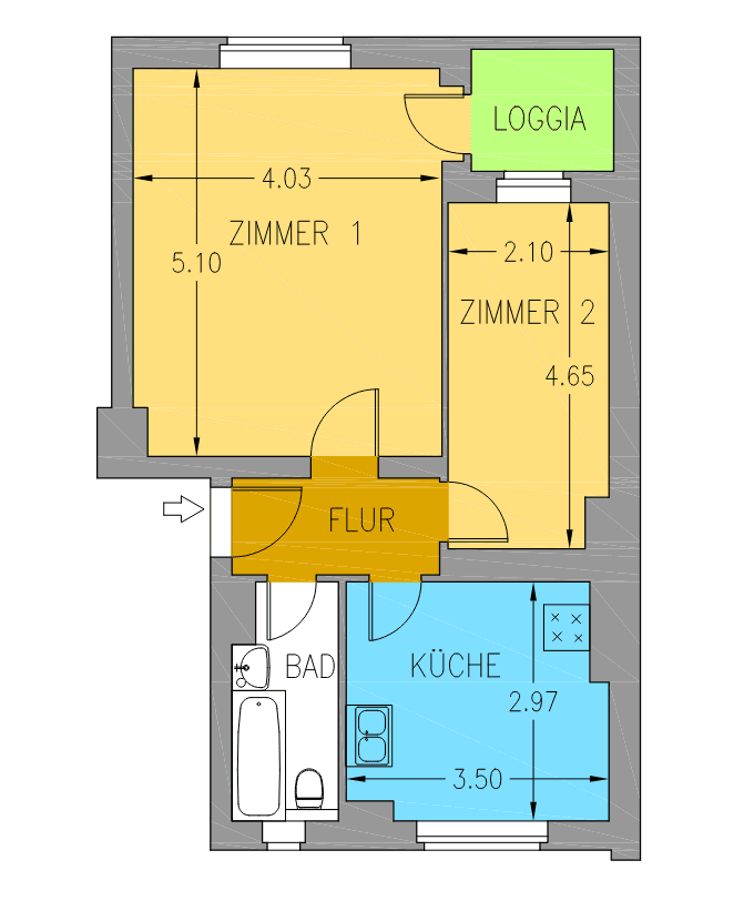 2 bedroom flat for sale, 51 m², Heinz-Bartsch-Straße 2, Berlin, Berlin 2 bedroom flat for sale, 51 m², Heinz-Bartsch-Straße 2, Berlin, Berlin