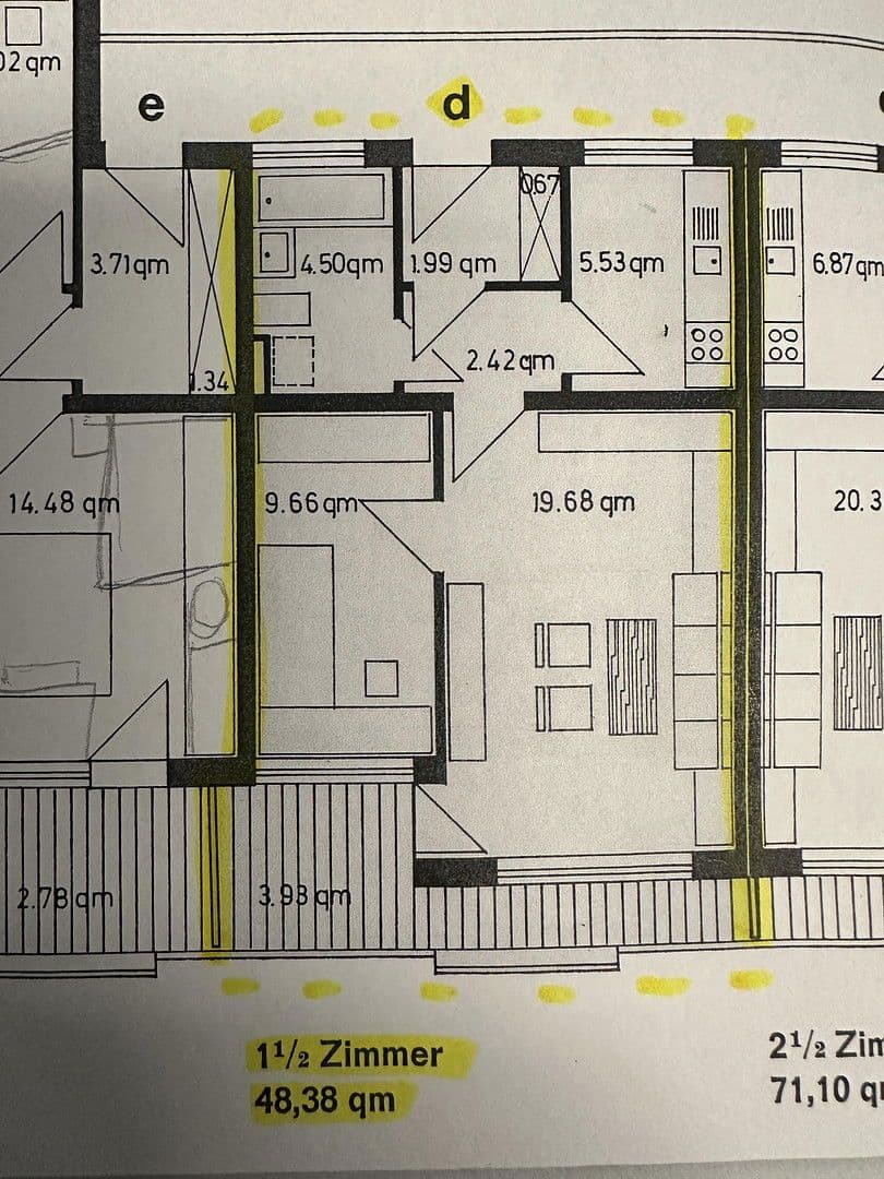 Studio flat for sale, 49 m², Tölzer Straße 45, München, Bavaria Studio flat for sale, 49 m², Tölzer Straße 45, München, Bavaria