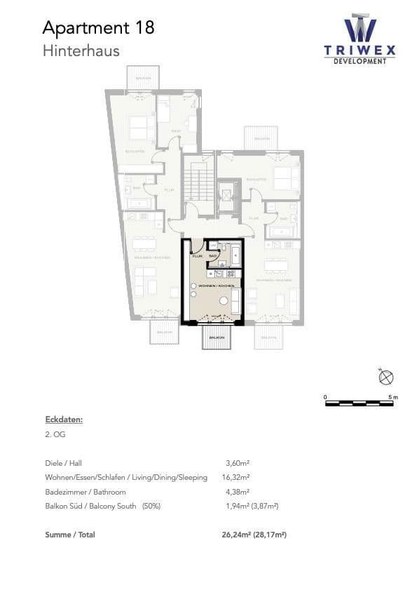 1 bedroom flat for sale, 27 m², Charlottenburger Ufer 14, Berlin, Berlin 1 bedroom flat for sale, 27 m², Charlottenburger Ufer 14, Berlin, Berlin