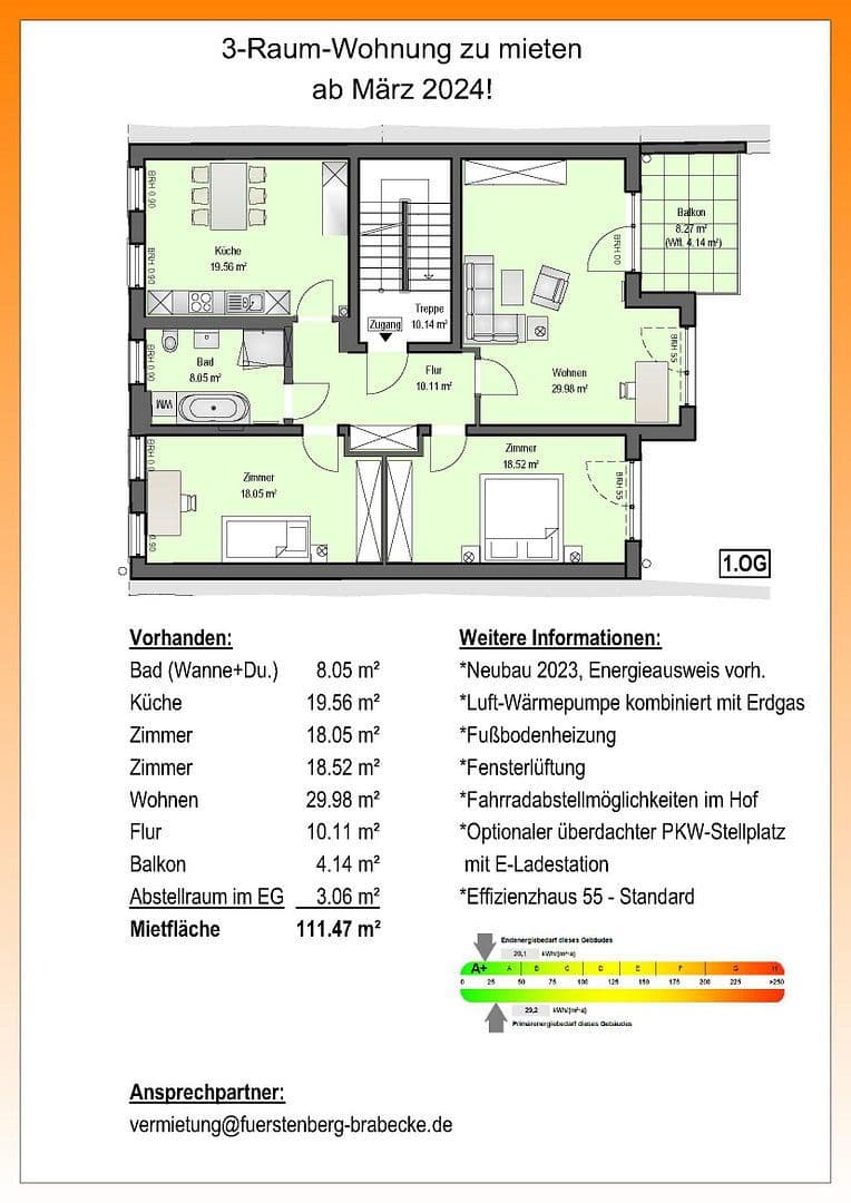 3 bedroom flat to rent, 110 m², Bürgermeisterstr. 18, Wittenberg, Saxony-Anhalt 3 bedroom flat to rent, 110 m², Bürgermeisterstr. 18, Wittenberg, Saxony-Anhalt