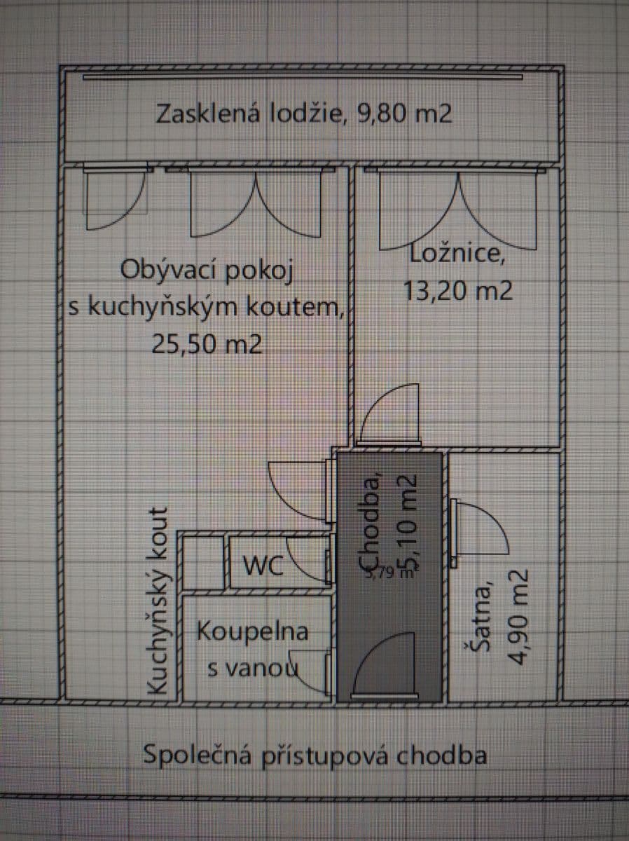 1 bedroom with open-plan kitchen flat for sale, 53 m², nábřeží Závodu míru, Pardubice, Pardubický Region 1 bedroom with open-plan kitchen flat for sale, 53 m², nábřeží Závodu míru, Pardubice, Pardubický Region