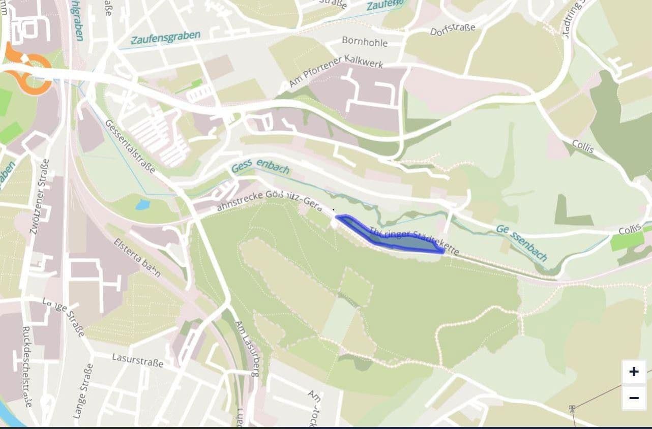 plot for sale, 15,894 m², Gessentalstraße, Gera, Thuringia plot for sale, 15,894 m², Gessentalstraße, Gera, Thuringia