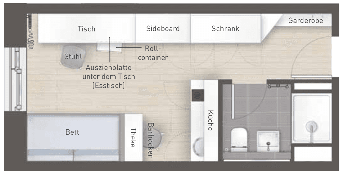 1 bedroom flat to rent, 20 m², Koloniestr 11-12, Berlin, Berlin 1 bedroom flat to rent, 20 m², Koloniestr 11-12, Berlin, Berlin