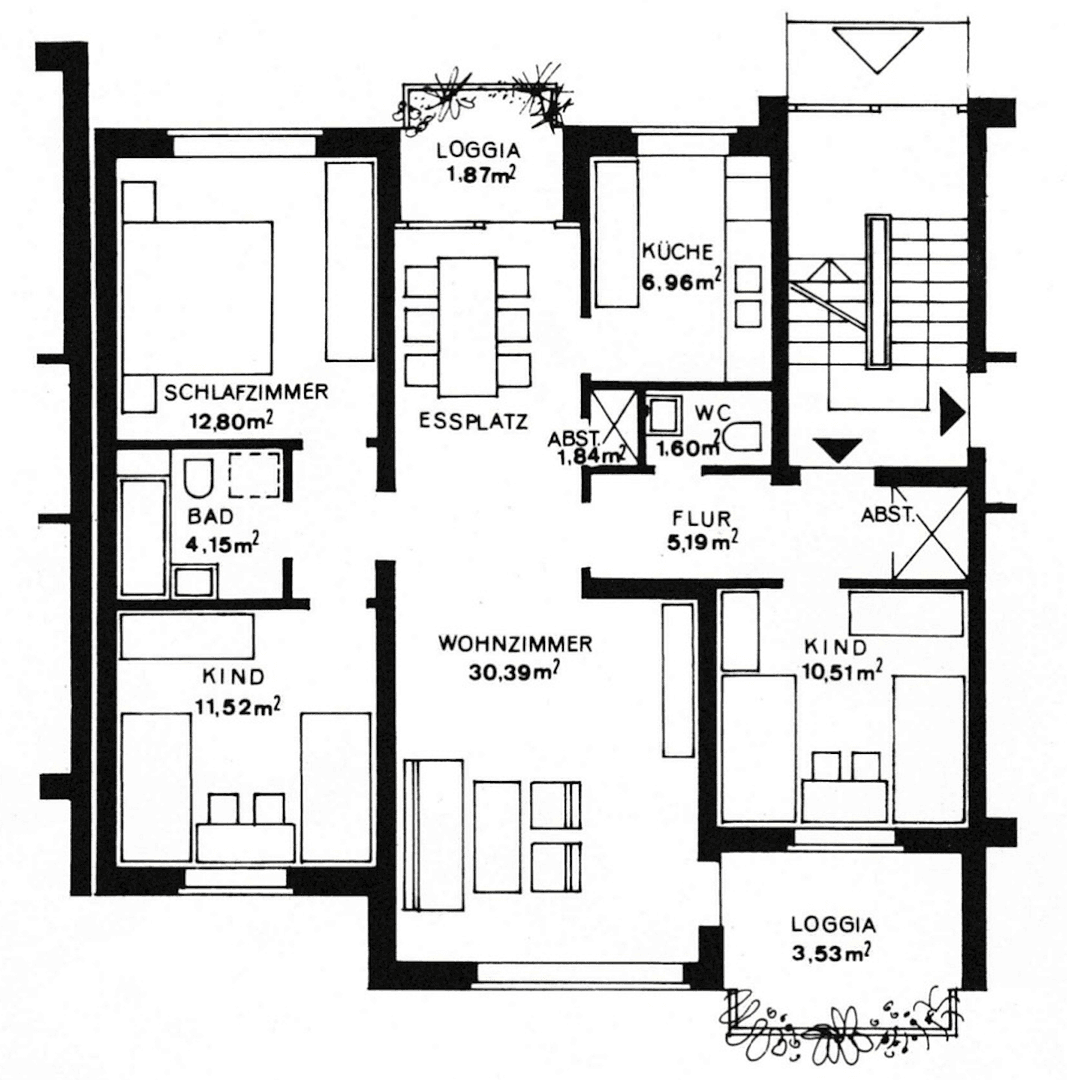 4 bedroom flat to rent, 92 m², Osnabrück, Lower Saxony 4 bedroom flat to rent, 92 m², Osnabrück, Lower Saxony
