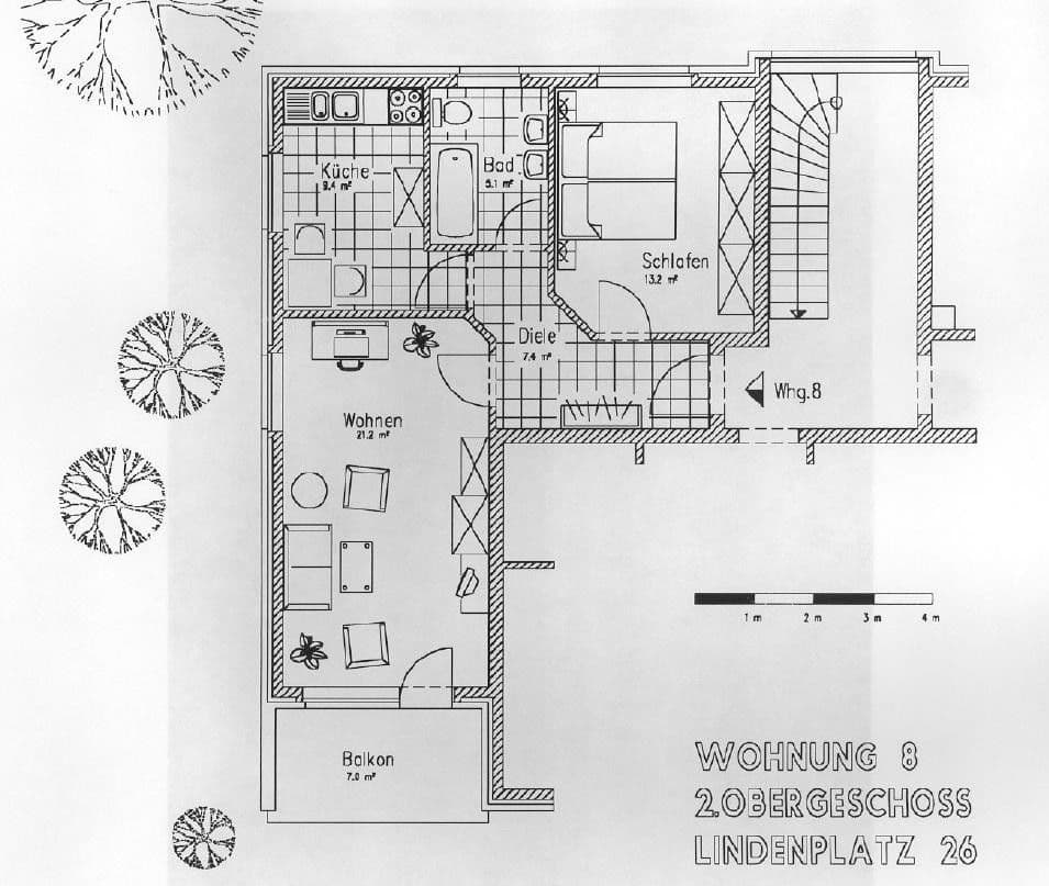 2 bedroom flat to rent, 61 m², Lindenplatz 26, Hermsdorf, Thuringia 2 bedroom flat to rent, 61 m², Lindenplatz 26, Hermsdorf, Thuringia