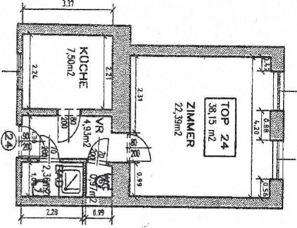 Studio flat to rent, 38 m², 1050 Wien, Vienna Studio flat to rent, 38 m², 1050 Wien, Vienna