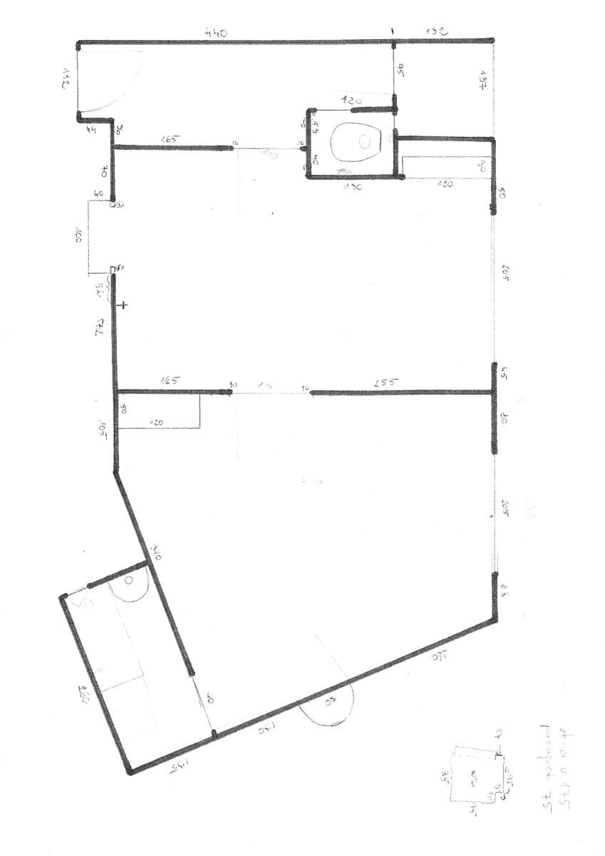 1 bedroom with open-plan kitchen flat to rent, 50 m², Koulova, Prague, Prague 1 bedroom with open-plan kitchen flat to rent, 50 m², Koulova, Prague, Prague