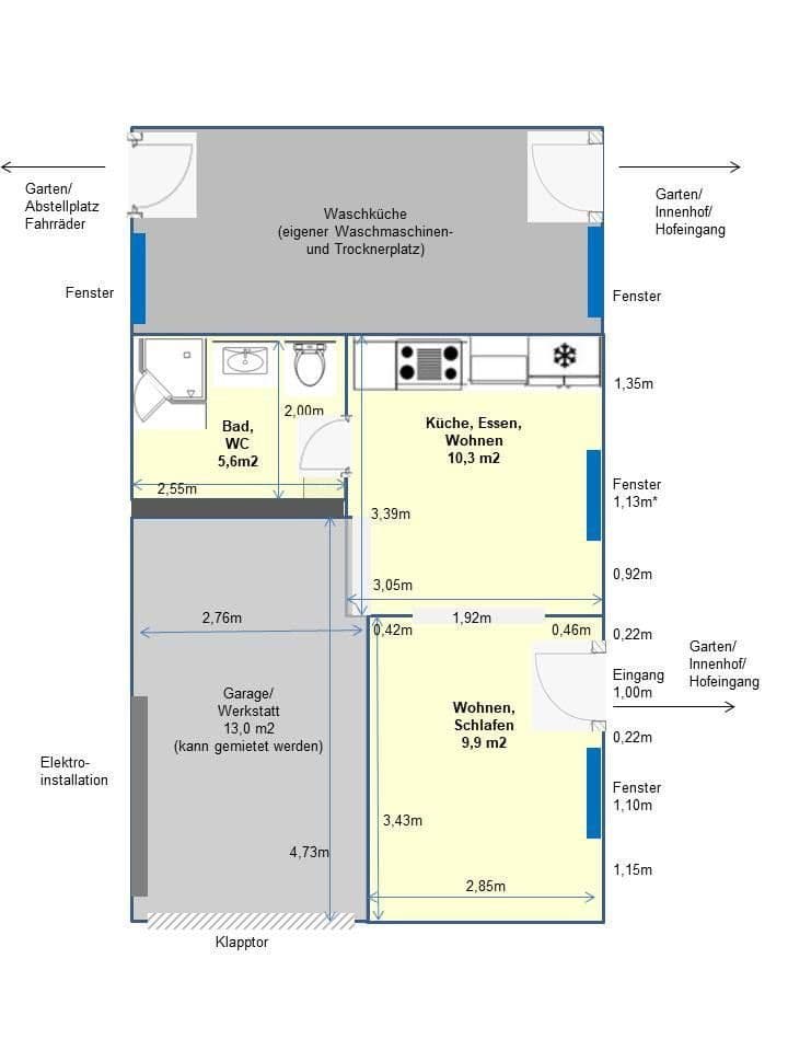 2 bedroom flat to rent, 26 m², Stuttgart-Weilimdorf, Baden-Württemberg 2 bedroom flat to rent, 26 m², Stuttgart-Weilimdorf, Baden-Württemberg