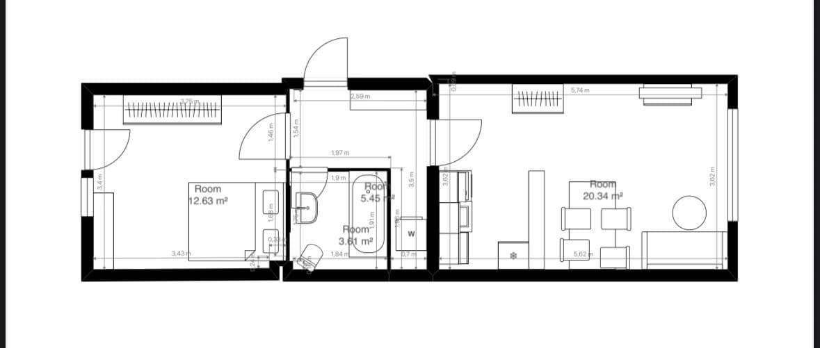 2 bedroom flat to rent, 43 m², Sperberstraße 19, Nürnberg, Bavaria 2 bedroom flat to rent, 43 m², Sperberstraße 19, Nürnberg, Bavaria