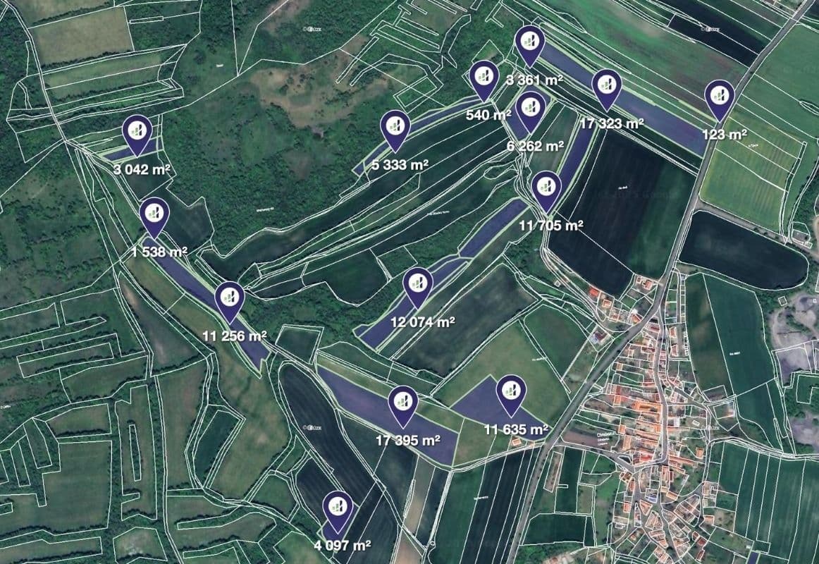 plot for sale, 204,161 m², Chraberce, Ústecký Region plot for sale, 204,161 m², Chraberce, Ústecký Region