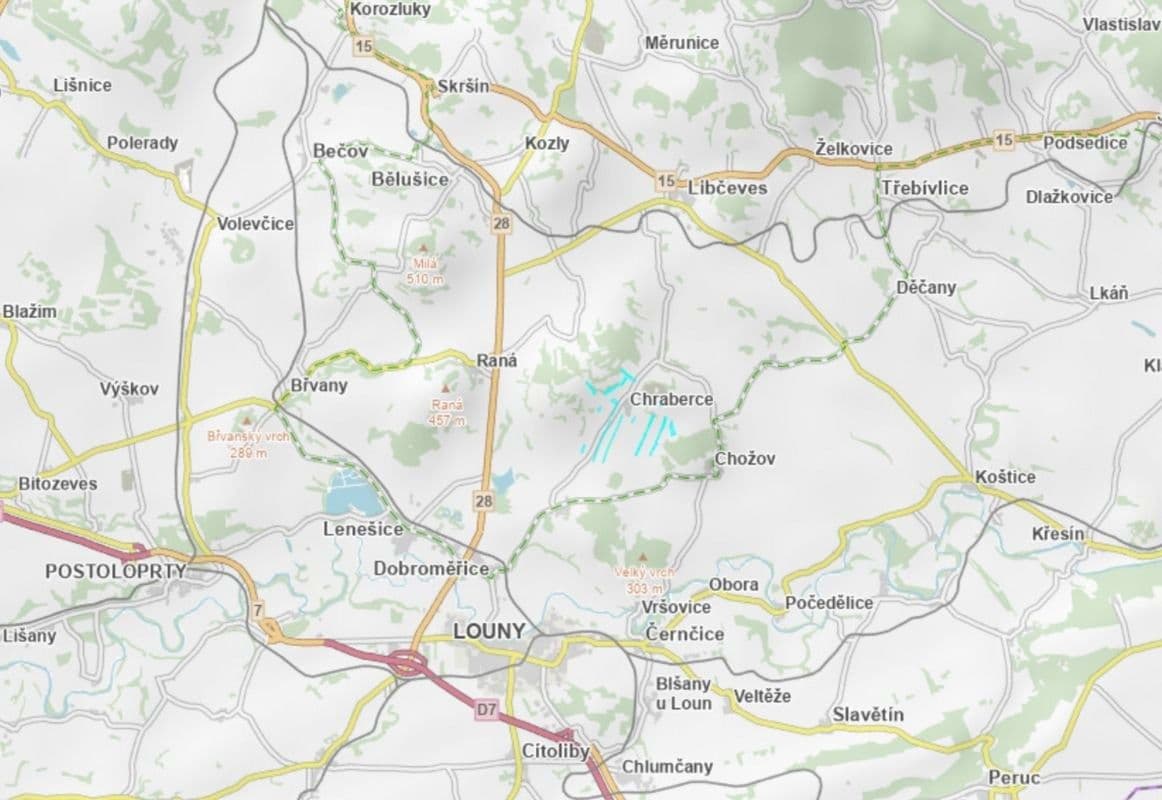 plot for sale, 204,161 m², Chraberce, Ústecký Region plot for sale, 204,161 m², Chraberce, Ústecký Region